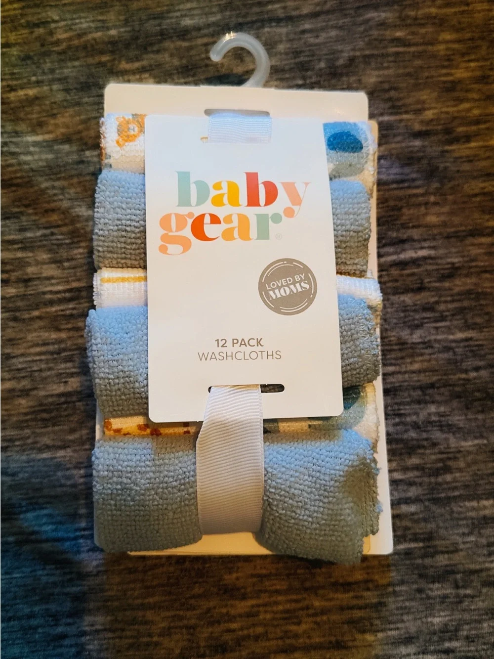 Baby Gear Light Blue Washcloths - 12 Pack